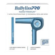 Babyliss Pro Nano Titanium Flat Iron Hair Blow Dryer Straightener Babylisspro ~~ - £102.00 GBP