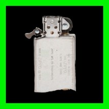 New Slim Zippo Lighter Insert Only -  Chrome Replacement - Unfired - Slim Size  - £19.35 GBP