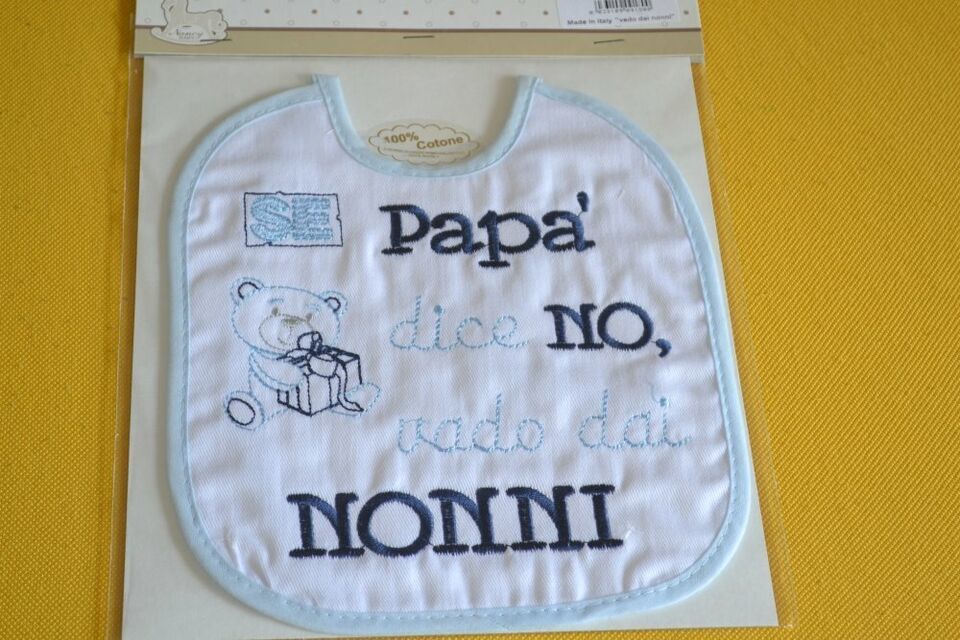 Bib with Baby Cotton Writing Nancy Art. 0180 (dis. 7, 12, 15, 16) - $4.43+