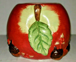 Retired Yankee Candle Apple Votive Holder Macintosh Apple Some Chips Very Cute - £15.26 GBP