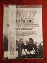 VARIETY magazine February 10 2021 Kenan Thompson Frank Grillo Malcolm and Marie - £10.35 GBP