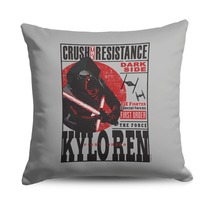 Disney Star Wars Episode 8 Vintage Signage Kylo Ren Force Throw Pillow  - £31.40 GBP