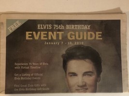 Elvis Presley Birthday 2010 Event Guide Elvis Magazine Newspaper 75th - £7.82 GBP