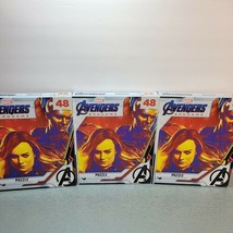 Marvel Avengers Endgame 48 PC Puzzle - Nebula, &amp; Captain Marvel a LOT of 3 - $6.88