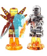 Iron Man MK1 and MK85 Minifigures Iron Man Movie Sets - $13.69 CAD