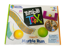 Learning Resources Tumble Trax Magnetic Marble Run, STEM Toy, 28 Piece Set - NIB - £14.65 GBP