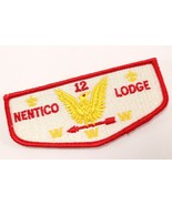 Vtg Nentico Lodge 12 OA Order Arrow WWW Boy Scouts of America Flap Patch - $10.52