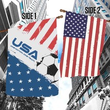 USA House Flag Soccer 2023 FIFA Women&#39;s World Cup - £11.84 GBP+