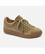 Birkenstock Bend Low Suede Leather Khaki 41 W 10/M 8 Walking Shoe Sneaker - £96.64 GBP