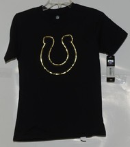 NFL Licensed Indianapolis Colts Youth Medium Black Gold Tee Shirt - $19.99