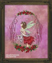 Complete Xstitch Materials HOLLY BERRY PIXIE BF046 by Bella Filipina - $89.09+