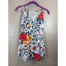 Ann Taylor Loft Tank Top Womens Sleeveless Spaghetti Straps Floral Print... - $19.95