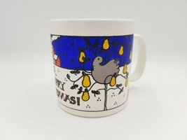 Vintage FPC England Partridge In A Pear Tree Merry Christmas Mug Alan Wood - £10.64 GBP