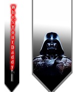 Star Wars Darth Vader Who&#39;s Ur Daddy? satin Necktie - Yoda Luke Skywalker - £28.13 GBP