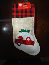 Camper Stocking Buffalo Plaid - £9.80 GBP