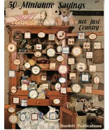 Dale Burdett 50 Miniature Sayings Not Just Country - Counted Cross Stitch - £6.51 GBP