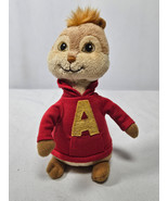 Ty Alvin &amp; the Chipmunks Squeakuel 6&quot; Alvin Plush Beanie Babies Retired - $9.95