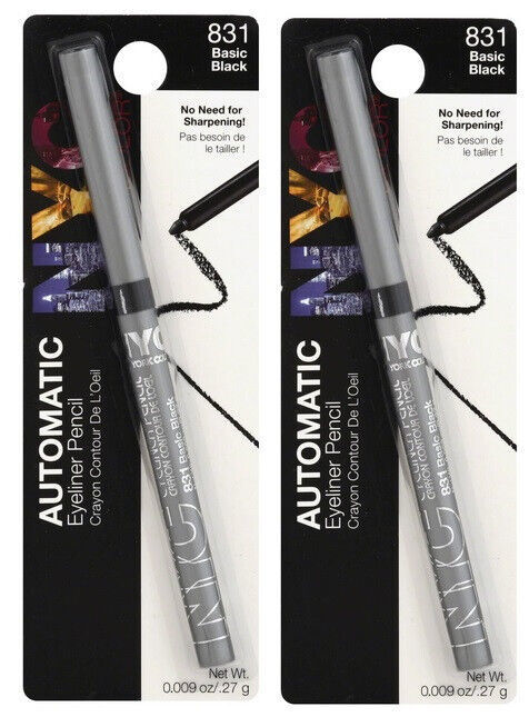 (Pack Of 2) N.Y.C. Automatic Eye Pencil Basic Black #831 - $19.79