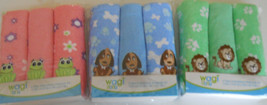 Wagi Baby Embroidered Washcloth Set Towels  Set Baby Toddler Kids NEW  - $7.98