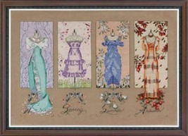 MD121 &quot;Dressmaker&#39;s Daughter&quot; Mirabilia Design Chart With Embellishment ... - $98.99