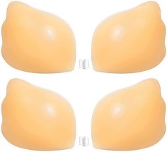 Sticky Bra Adhesive Bra Push Up 2 Pairs, Women Silicone Bras Invisible   (Cup B) - £14.72 GBP