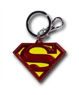 Superman Symbol Color Pewter Keyring Red - £12.57 GBP