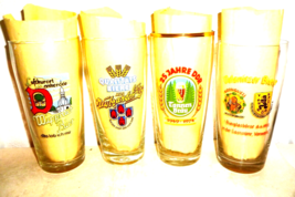 4 VEB German Democratic Republic Multiples 20 Vtg East German Beer Glasses - £9.93 GBP