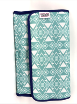 NWT London SOHO New York Green and White with Blue Hanging Makeup Travel... - €20,32 EUR