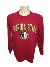 Florida State Seminoles Adult Medium Burgundy Long Sleeve TShirt - £11.68 GBP
