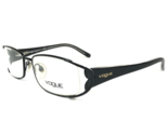 Vogue Eyeglasses Frames VO 3693 352 Black Rectangular Semi Rim 52-17-130 - $27.80