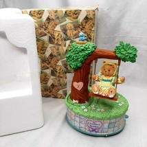 Cherished Teddies Bear In Swing Music Box Thats What Friends Are For w/ ... - £38.91 GBP