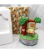 Cherished Teddies Bear In Swing Music Box Thats What Friends Are For w/ ... - £38.94 GBP
