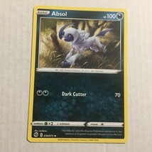 2020 Pokemon Absol Basic Uncommon Trading Card 38/73 - $51.20 MXN