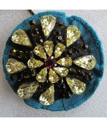Juicy Couture Brooch Big Gem Cluster Pin New YJRU5387 - $60.91 CAD