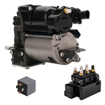 Air Suspension Compressor Pump w/ Valve Block For Mercedes S550 CL63 2213201704 - £155.16 GBP