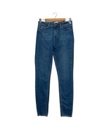 Paige Jeans Womens 31 Blue Mira Skinny Stretch Denim High Rise Medium Wa... - $40.27 CAD