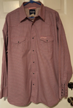 Wrangler Shirt Mens XL Pink Breast Cancer Awareness Pearl Snap Western C... - $20.85