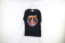 Vtg Mens Large Faded 2005 Ted Nugent Homeland Security Chief Band Tour T-Shirt - £35.68 GBP