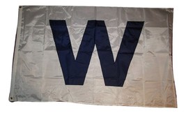 AES 3x5 Embroidered Chicago Win Dark Large W 210D Nylon Flag 3&#39;x5&#39; House Banner  - $28.88