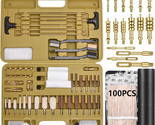 Universal Gun Cleaning Kit, with Mat and Case, Full Brass Jags, Rods and... - $92.63