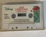 Ariel’s Christmas Under The Sea Cassette Tape Disney Little Mermaid CAS2 - $7.91