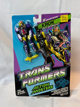 1989 Hasbro Transformers Action Masters Decepticon KROK W/ Gatoraider Sealed - £79.52 GBP