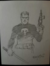 VAL MAYERIK:FAME 70,S MARVEL ARTIST (PUNISHER) SKETCH ART - $395.99