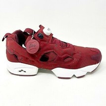 Reebok Instapump Fury SP Merlot Dark Red White Mens Basketball Sneakers AQ9802 - £95.53 GBP