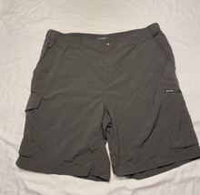 Columbia Omni Shade Sun Protection Cargo Shorts Mens 38 Waist Olive Gree... - $19.35