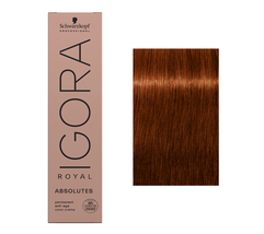 Schwarzkopf IGORA ROYAL Absolutes Hair Color, 6-70 Dark Blonde Copper Natural