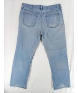 George Mens Regular  Blue Distressed Denim Jeans Size 100% Cotton 35&quot;W x... - £8.22 GBP