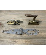 Lot of Reclaimed Brass Metal Bolts and Latches Vintage - $20.17 CAD