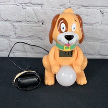 BIG RED ROOSTER PUPPY DOG WITH LIGHTS SLEEP TRAINING ALARM CLOCK FOR KIDS - £16.12 GBP
