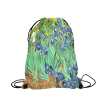 Irises Van Gogh Drawstring Bag 16.5&quot;(W) x 19.3&quot;(H) - £22.09 GBP